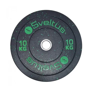 Disque olympique bumper 10 kg x1 de Sveltus pas cher - Nutriwellness
