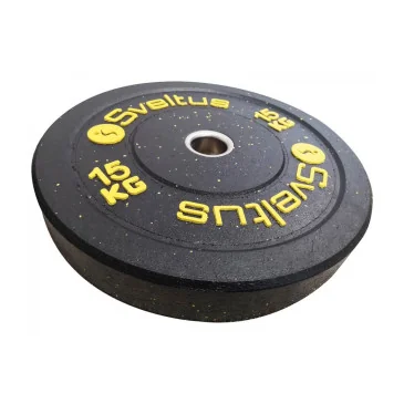 Disque olympique bumper 15 kg x1 de Sveltus pas cher - Nutriwellness
