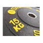 Disque olympique bumper 15 kg x1 - Sveltus