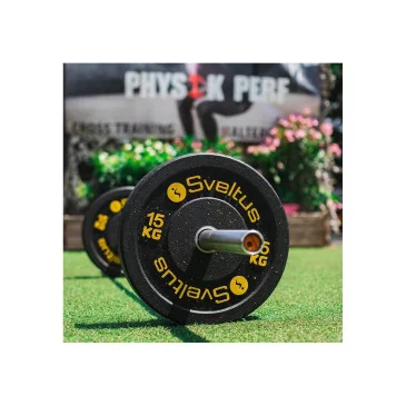 Disque olympique bumper 15 kg x1 de Sveltus pas cher - Nutriwellness