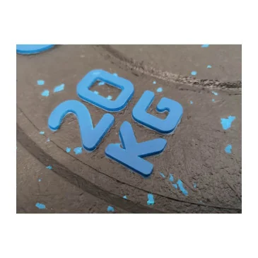 Disque olympique bumper 20 kg x1 de Sveltus pas cher - Nutriwellness