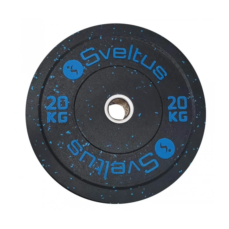 Disque olympique bumper 20 kg x1 - Sveltus