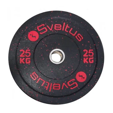Disque olympique bumper 25 kg x1 de Sveltus pas cher - Nutriwellness