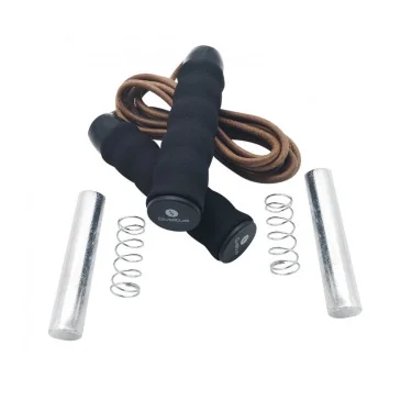 Corde à sauter cuir lestable de Sveltus pas cher - Nutriwellness