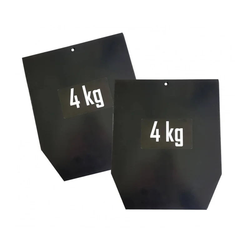 Plaque acier pour gilet pro 4 kg x2 - Sveltus