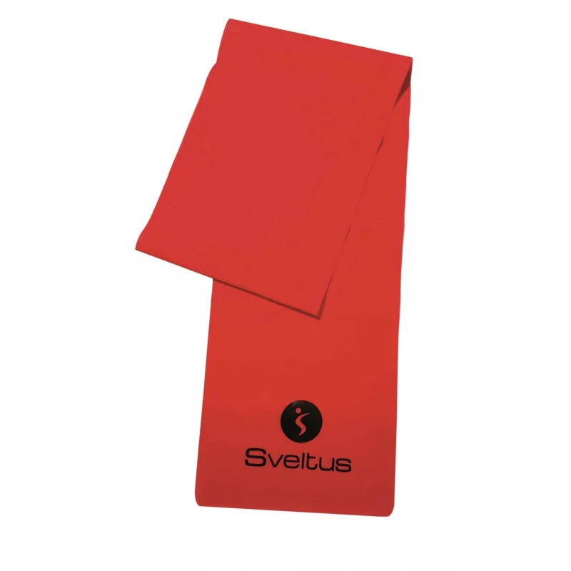 Bande latex rouge 1,20 m strong bte - Sveltus