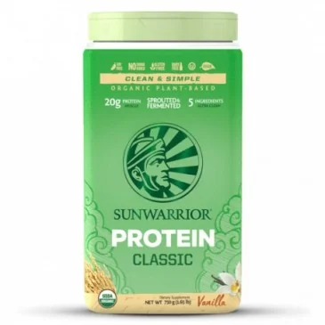 Classic Protein Riz Vanille (750g) de SUNWARRIOR - Nutriwellness
