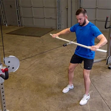 Aluminum Lat Bar de Body-Solid pas cher - Nutriwellness