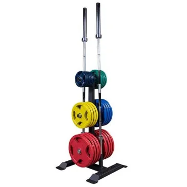 Olympic Plate Tree & Bar Holder de Body-Solid pas cher - Nutriwellness