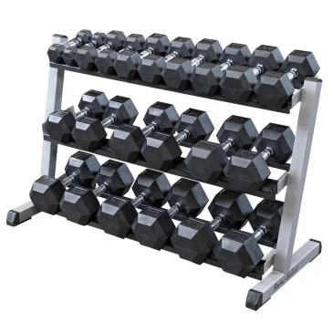 3-Tier Dumbbell Rack de Body-Solid pas cher - Nutriwellness