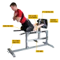 Pro Club line Banc Cross-Training Glute Ham GHD - Body-Solid Pro Club line Banc Cross-Training Glute Ham GHD - Body-Solid