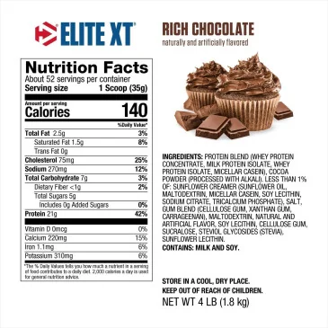 Elite XT (4lbs) de Dymatize pas cher - Nutriwellness