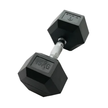 Haltère hexagonale 15 kg x1 de Sveltus pas cher - Nutriwellness