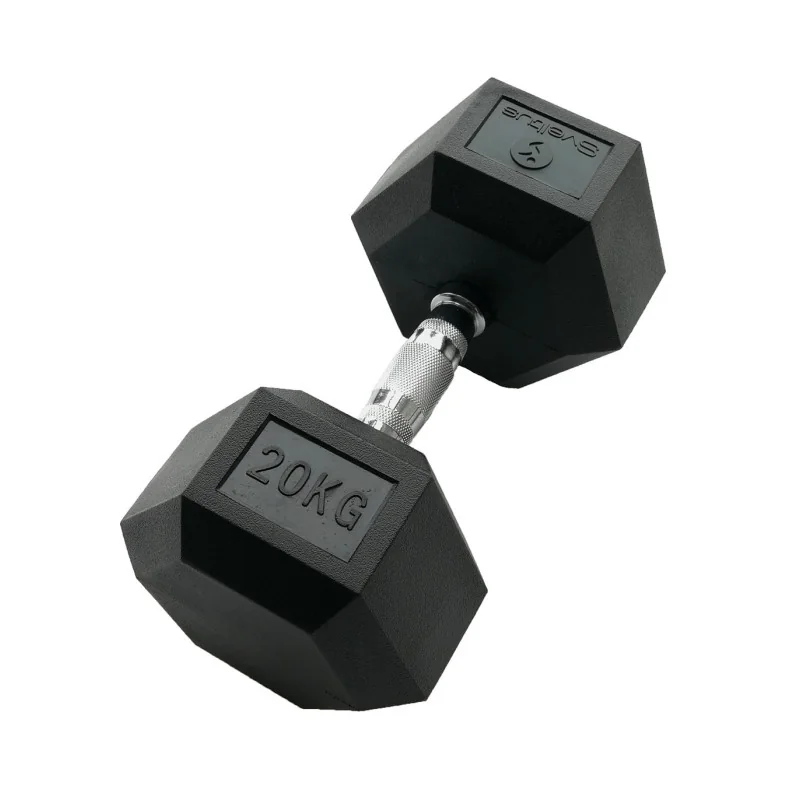 Haltère hexagonale 20 kg x1 - Sveltus
