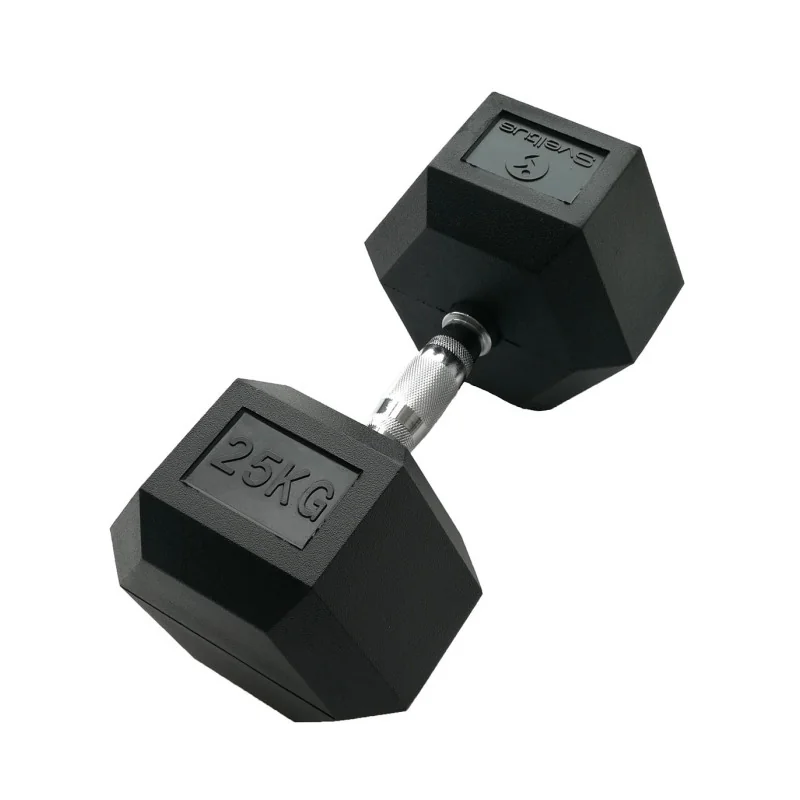 Haltère hexagonale 25 kg x1 - Sveltus