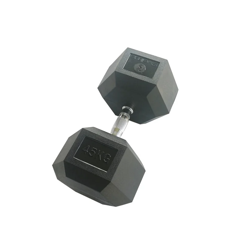 Haltère hexagonale 45 kg x1 - Sveltus