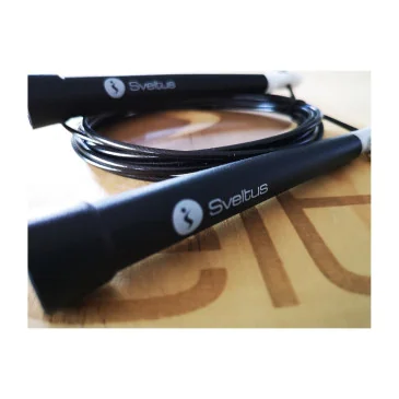 Corde à sauter speed noir de Sveltus pas cher - Nutriwellness