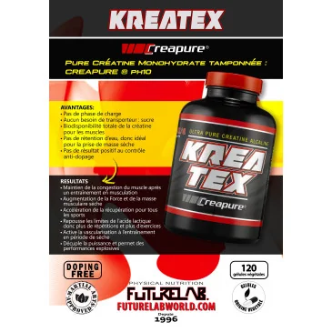 Krea-Tex de Futurelab Muscle Nutrition pas cher - Nutriwellness