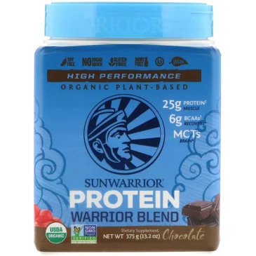 Warrior Blend Chocolat (375g) de Sunwarrior pas cher - Nutriwellness