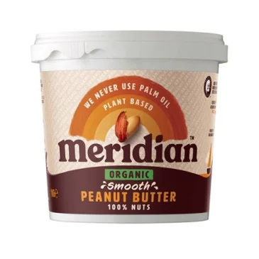 Organic Peanut Butter (1x1000g) de Meridian Foods - Nutriwellness