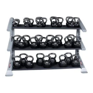 Pro Clubline Rack pour Kettlebells 3 Niveaux