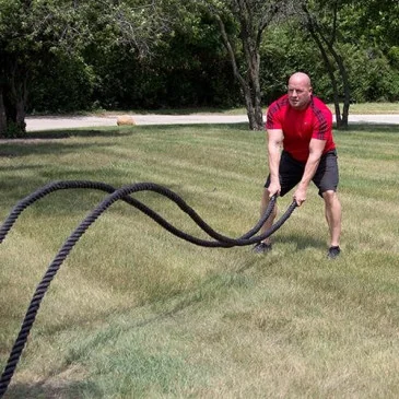 Corde ondulatoire d'entrainement Battle Rope de Body-Solid pas cher