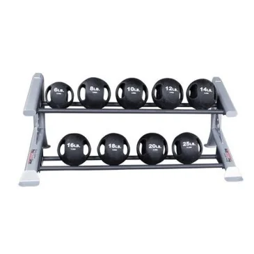 Pro Clubline Rack pour Balles Médecine 2 Niveaux - Nutriwellness