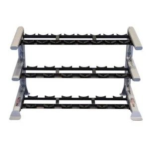 Pro Clubline Rack Haltères avec selles 3 Niveaux - Nutriwellness