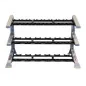 Pro Clubline Rack Haltères avec selles 3 Niveaux Pro Clubline Rack Haltères avec selles 3 Niveaux