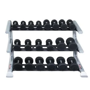 Pro Clubline Rack Haltères avec selles 3 Niveaux