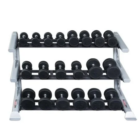 Pro Clubline Rack Haltères avec selles 3 Niveaux