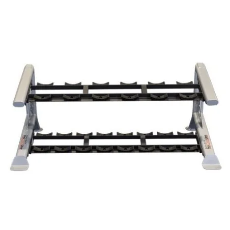 Pro Clubline Rack Haltères avec selles 2 Niveaux - Nutriwellness