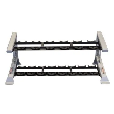Pro Clubline Rack Haltères avec selles 2 Niveaux - Nutriwellness
