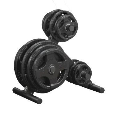 Râtelier de rangement rack à disques Olympiques de Body-Solid