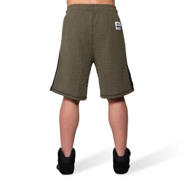 Augustine Old School Shorts (Army Green) de Gorilla Wear pas cher