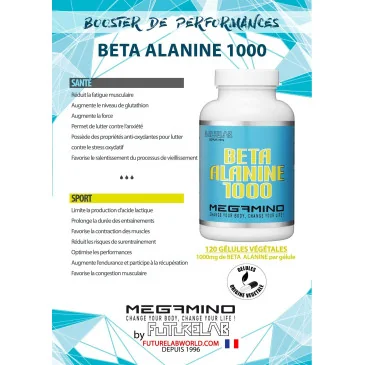 BETA ALANINE 1000 de Futurelab pas cher - Nutriwellness