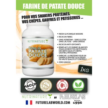 Farine de patate douce de Futurelab  pas cher - Nutriwellness