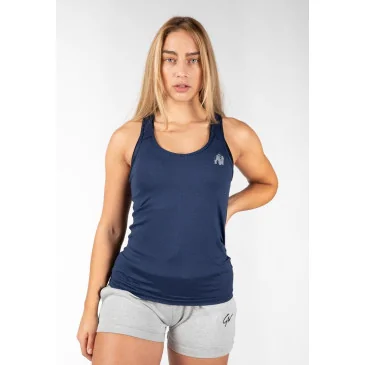 Aspen Tank Top - Navy Blue de Gorilla Wear pas cher - Nutriwellness
