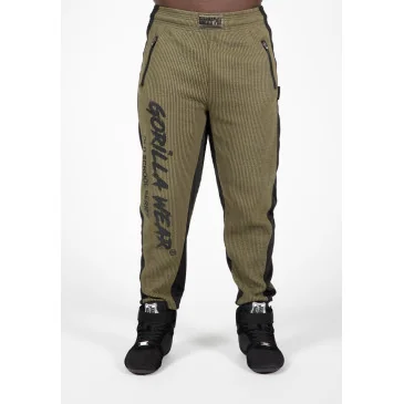 Augustine Old School Pants Army Green de Gorilla Wear - Nutriwellness
