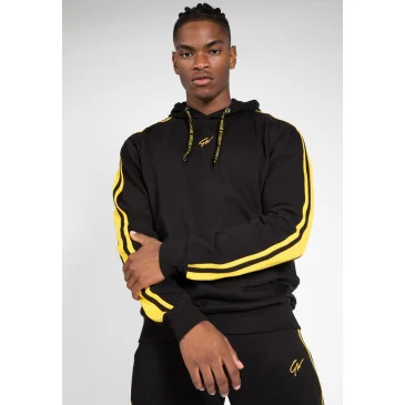 Banks Oversized Hoodie - Black/Yellow - Gorilla Wear - Nutriwellness