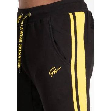 Banks Pants Black/Yellow de Gorilla Wear pas cher - Nutriwellness