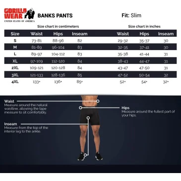 Banks Pants Black/Yellow de Gorilla Wear pas cher - Nutriwellness