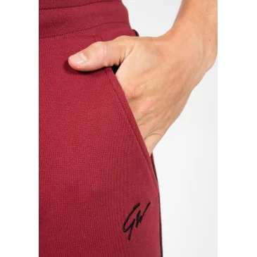 Banks Pants Burgundy Red/Black Gorilla Wear pas cher - Nutriwellness