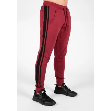Banks Pants Burgundy Red/Black Gorilla Wear pas cher - Nutriwellness