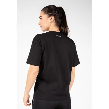 Bixby Oversized T-Shirt - Black Gorilla Wear pas cher - Nutriwellness