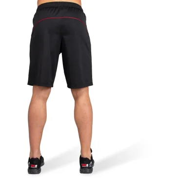 Branson Shorts Black/Red de Gorilla Wear pas cher - Nutriwellness