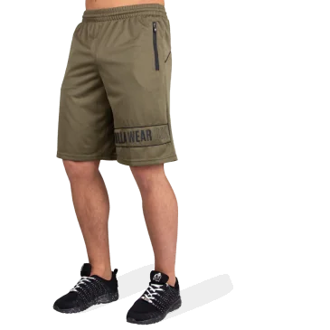 Branson Shorts Army Green/Black Gorilla Wear pas cher - Nutriwellness