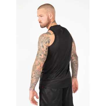 Branson Tank Top Black/Red de Gorilla Wear pas cher - Nutriwellness