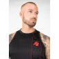 Branson Tank Top Black/Red - Gorilla Wear