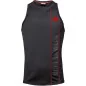 Branson Tank Top Black/Red - Gorilla Wear